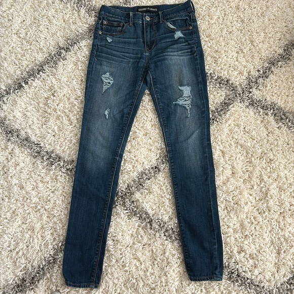 Express Distressed Jeans - Picture 7 of 11